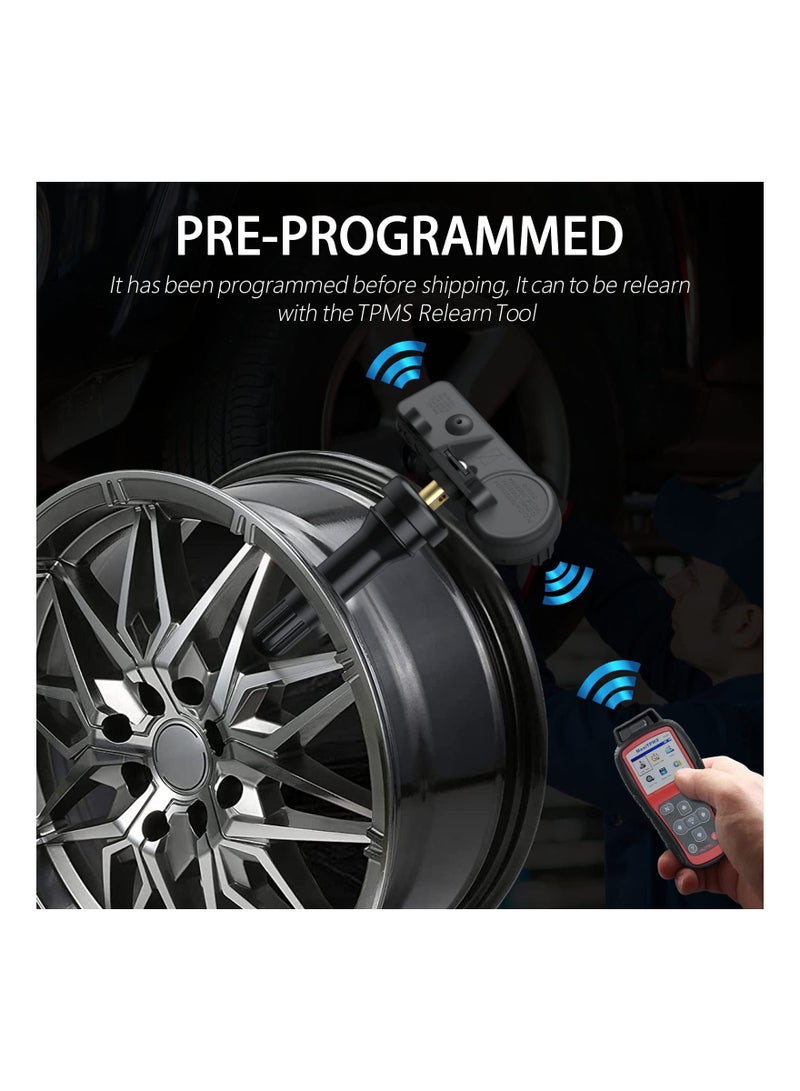 Generic Pre-Programmed TPMS Sensor for Ford, Lincoln, Mercury - Tire Pressure Monitoring System Replacement Accessory 9L3Z1A189A - 1 Piece  - Image 3