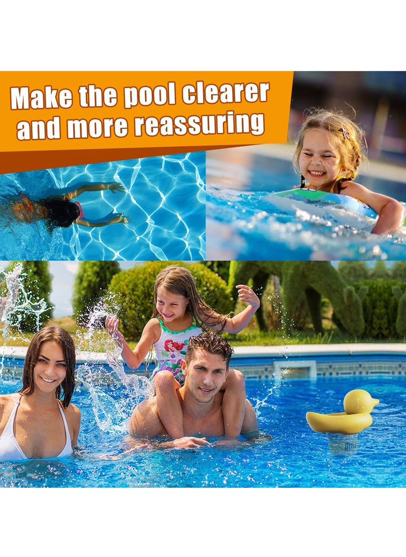 YEGBONG Pool Cleaning Float And Purifier Tablets Kit, 100g Chlorine Tablets, Chlorinating Tablets with Chlorine Floater Dispenser, Long Lasting Chlorinating Tabs, Chlorine Tabs for for Swimming Pools Hot Tubs, Swimming Pool Cleaning Tablet  - Image 2