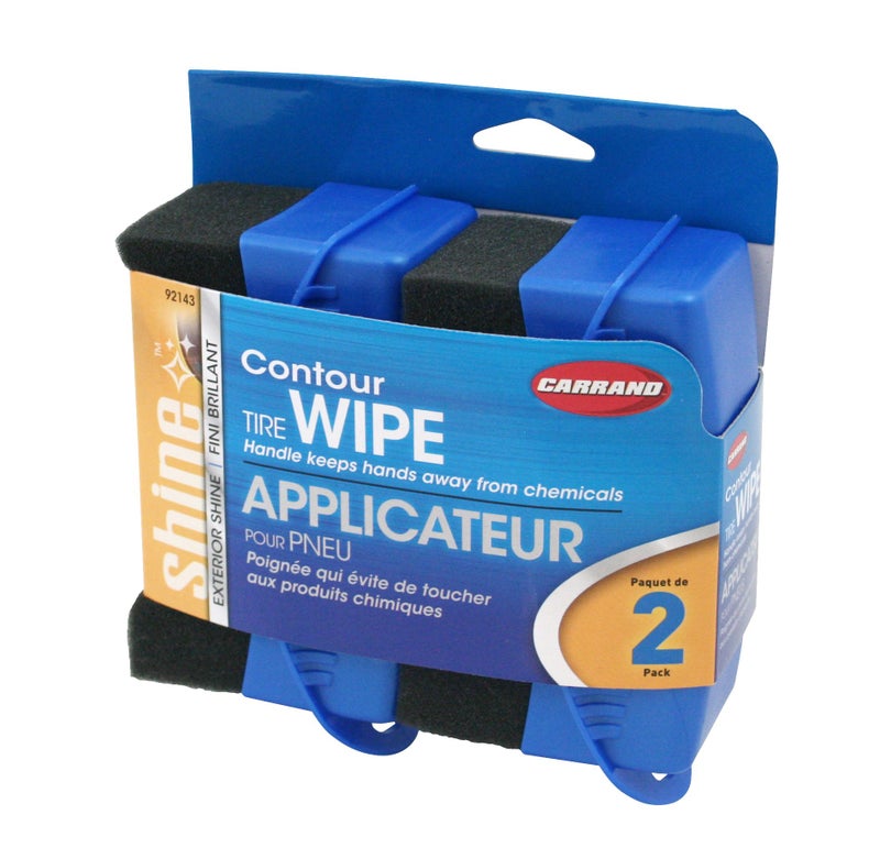 Carrand 92143 Contour Tire Wipe (2-Pack) , Blue - Image 3