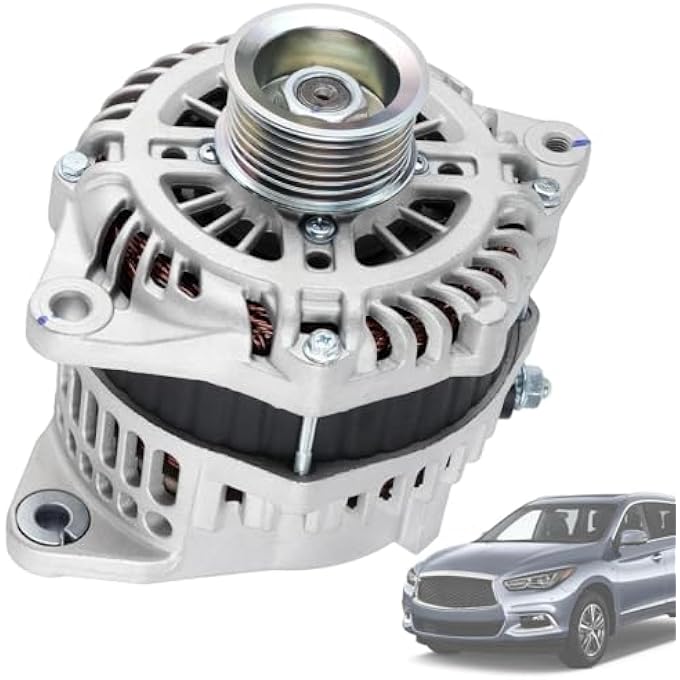 AUTOTOP Alternator 150 A 12 V FIT Nissan Pathfinder V6 3.5 L (2013-2017) / L4 2.5 L (2014), Murano V6 3.5 L (2015-2017), Infiniti QX60 & JX35 V6 3.5 L (2013-2016) Replace 11538 / 11538N / 23100-3JA1A - Image 1