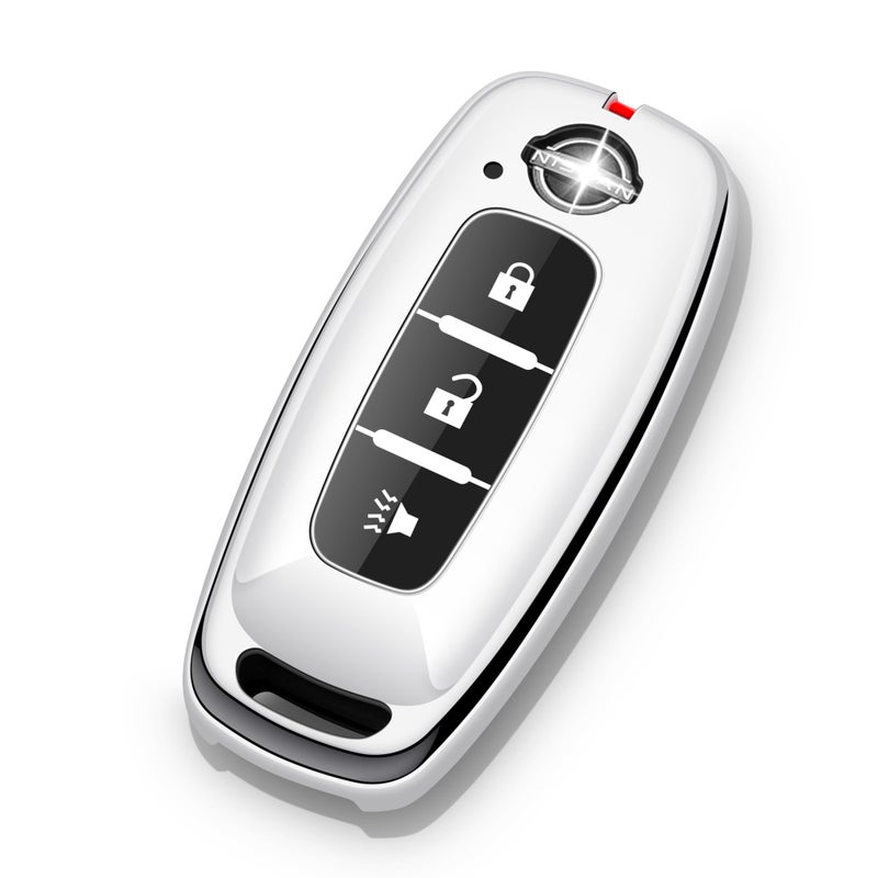 ZSPDACC for Nissan Key Fob Cover 3 Buttons Car Key Case Sentra Kicks Pathfinder Rogue Ariya 2026 2025 2024 2023 Accessories