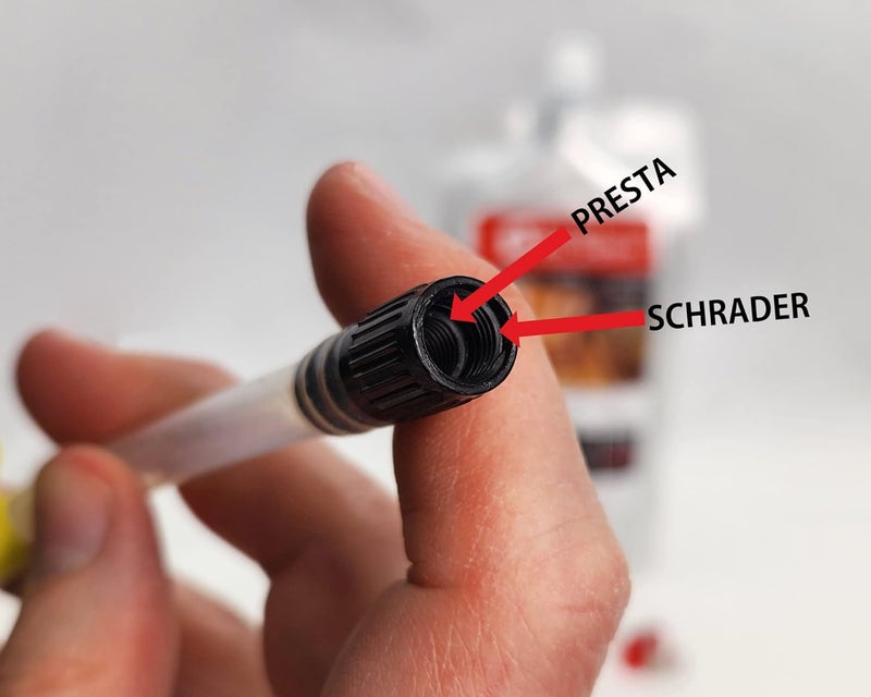 TireJect Tire Sealant Injector - Tubeless Sealant Injector Syringe Applicator Presta & Schrader Compatible - Easy Tire Sealant Installation for Bicycle & All Vehicles - 2oz with Valve Core Tools - Image 3