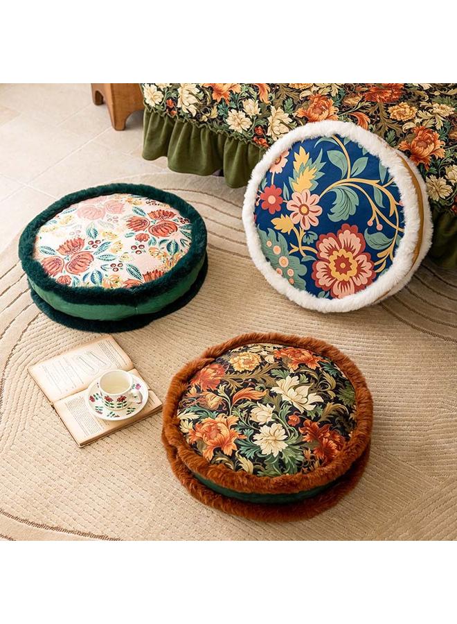 Bluejw Autumn And Winter New Futon Floor And Floor Cool Sedentary Not Tired Household Light Luxury Thickened Round Mat Sit Tatami - Image 2