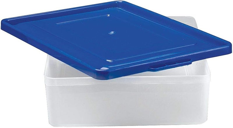 SP Bel-Art Multipurpose Polypropylene Tray with Snap-On Lid; 8 x 10¾ x 3 in. (F16230-0000)