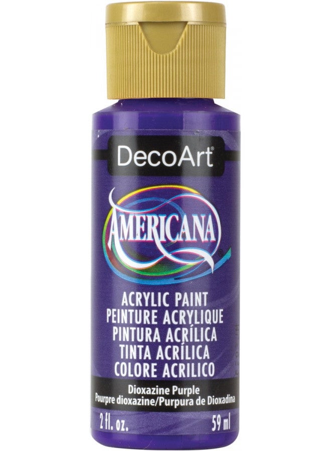DecoArt Americana Acrylic Paint, 2-Ounce, Dioxazine Purple