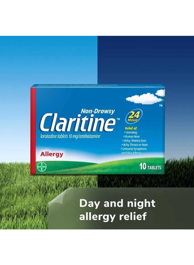 BAYER كلاريتين أقراص 10 ملغ-عبوة من 10 أقراص  - Image 3