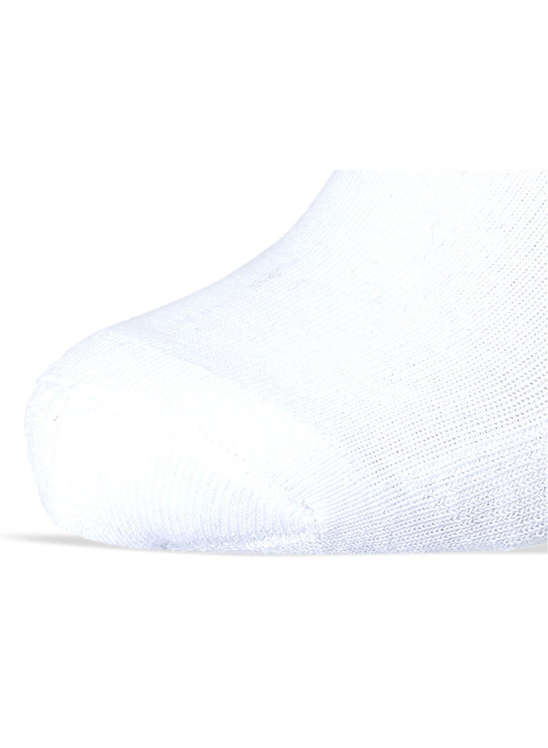 سام سوكس مجموعة من 3 جوارب سوكيت نص فوطة للنساء، ابيض سادة - Image 4