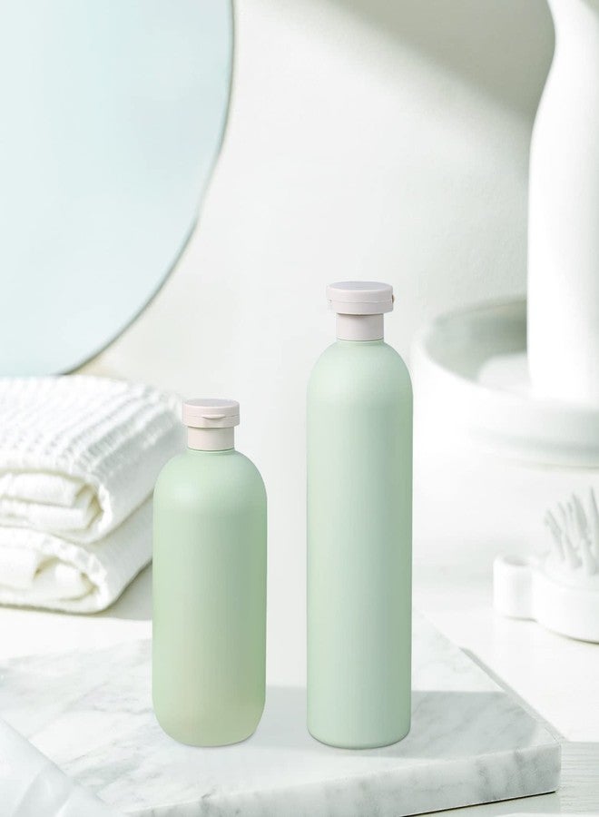 UMETASS 13.5oz Squeeze Bottles with Flip Cap, Refillable Plastic Travel Bottles for Creams, Lotion, Shampoo, Conditioner (2 Pcs) - Image 5