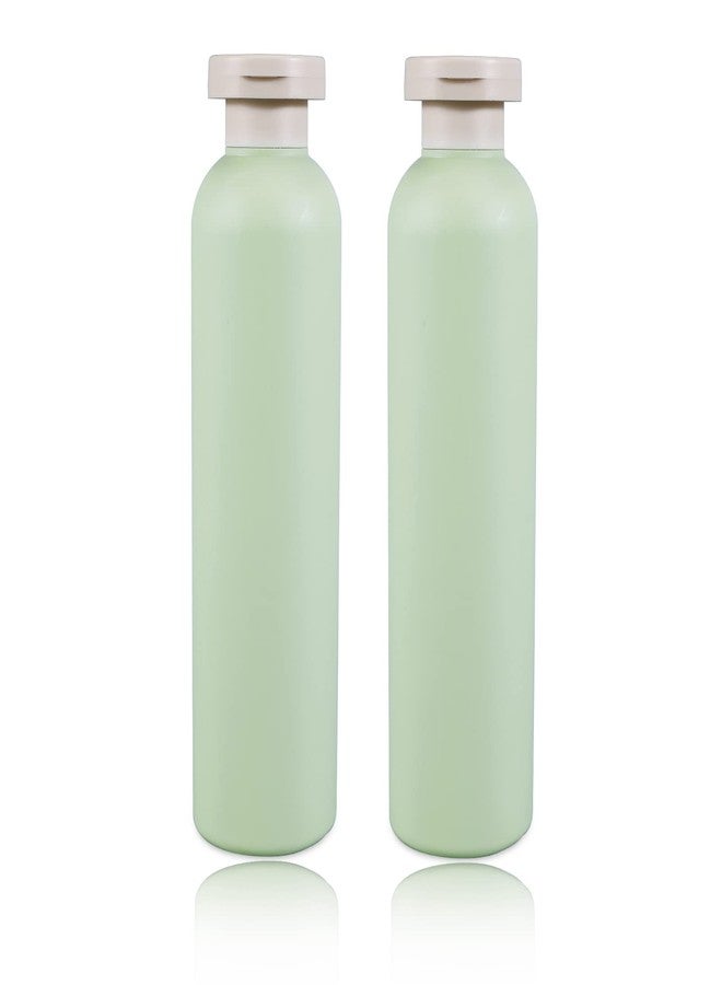 UMETASS 13.5oz Squeeze Bottles with Flip Cap, Refillable Plastic Travel Bottles for Creams, Lotion, Shampoo, Conditioner (2 Pcs) - Image 1