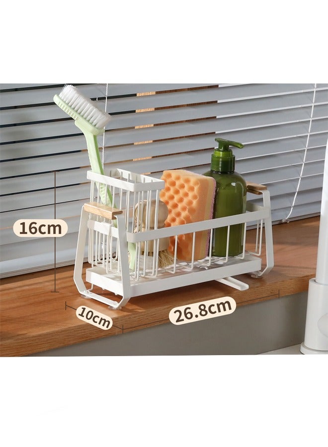 general Kitchen shelves sinks drain racks sinks countertops drain baskets faucets dish soap sponges brushes storage racks - Image 2