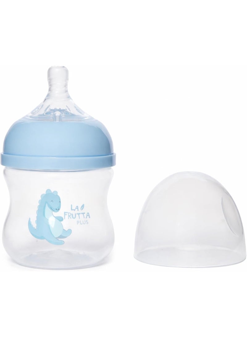 La Frutta Natural Flow Baby Bottle Anti-Colic, 0+ Months Baby Blue, 120ml - Image 4