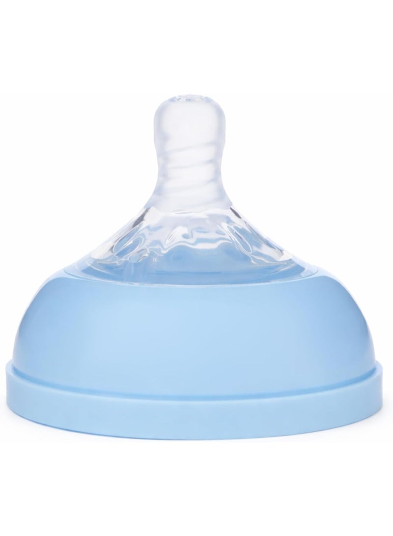 La Frutta Natural Flow Baby Bottle Anti-Colic, 0+ Months Baby Blue, 120ml - Image 3