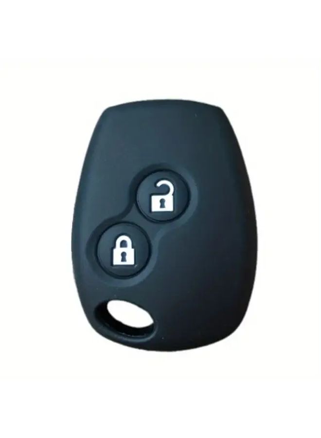 Red Silicone Car Key Cover For 2 Keys Smart Straight Board - Image 4