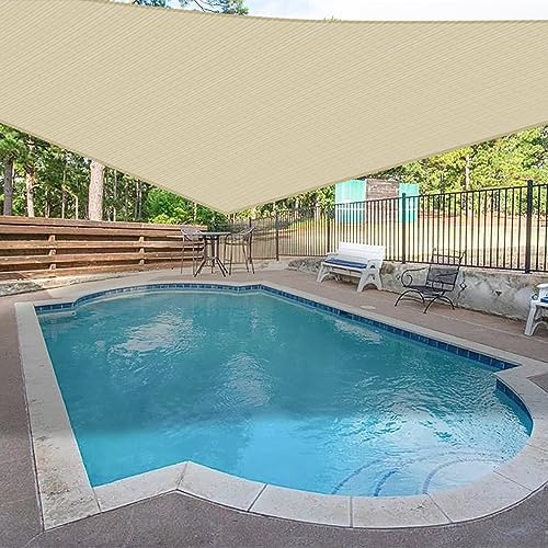 Windscreen4less Windscreen4less 8' x 8' x 11.3' Sun Shade Sail Right Triangle Outdoor Canopy Cover UV Block for Backyard Porch Pergola  - Image 2