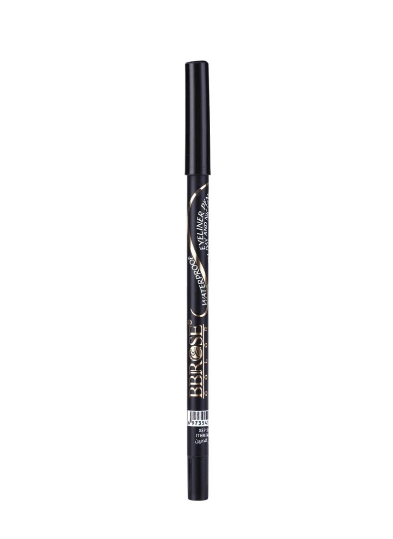 BBROSE 24h Waterproof Eyeliner Pencil, Black Coal Colour, Smudge Free - 1.5g  - Image 1