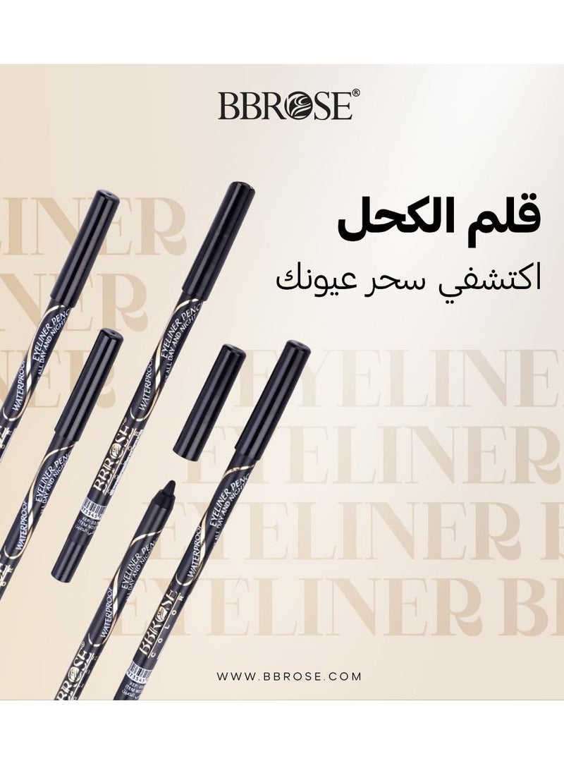 BBROSE 24h Waterproof Eyeliner Pencil, Black Coal Colour, Smudge Free - 1.5g  - Image 5