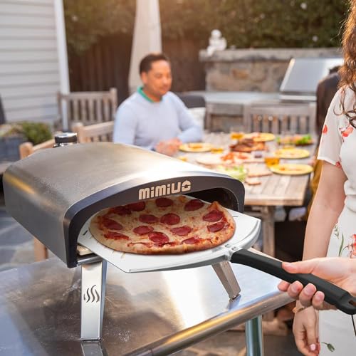 Mimiuo 12 x 14 Inch Perforated Aluminum Pizza Peel – Professional Pizza Spatula with Non-Stick Surface, Lightweight Turning Shovel for Oven & Grill, Ideal for Crispy Crust Baking - Image 5