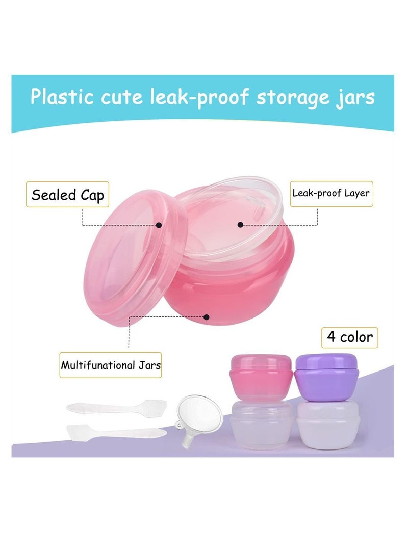 21 Pack Leak Proof Silicone Travel Bottles Set  ELECDON TSA Approved Squeezable Containers For Toiletries Size Accessories And Shampoo Conditioner With Tags (BPA Free) - Image 3