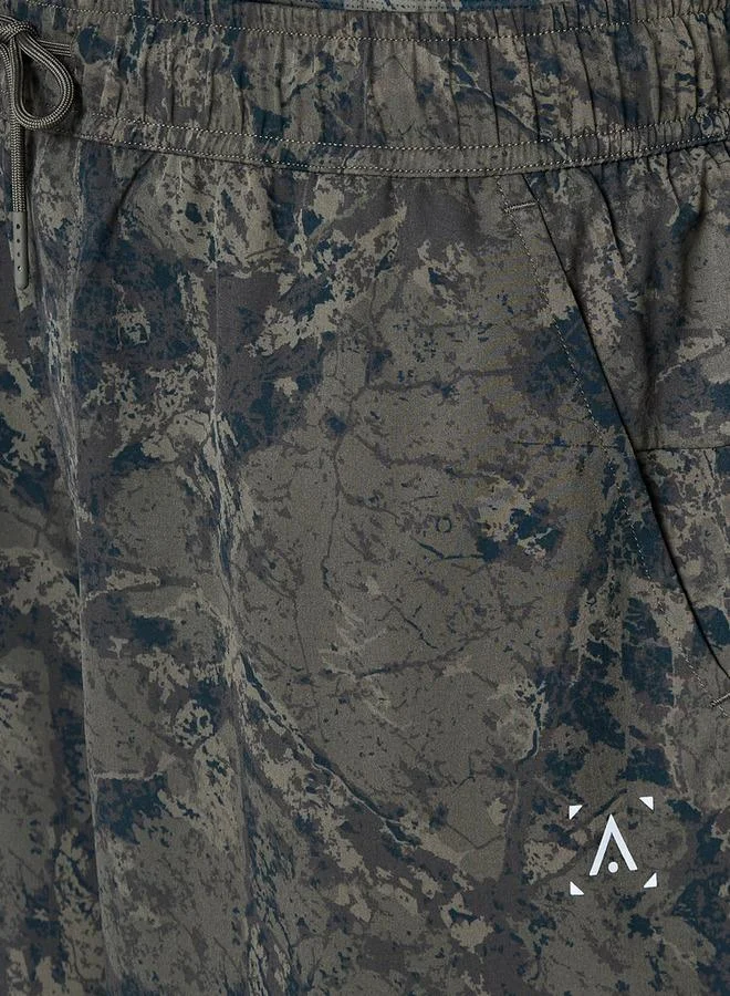 سبلاش اكتف Men 2 Way Stretch Printed Training Shorts