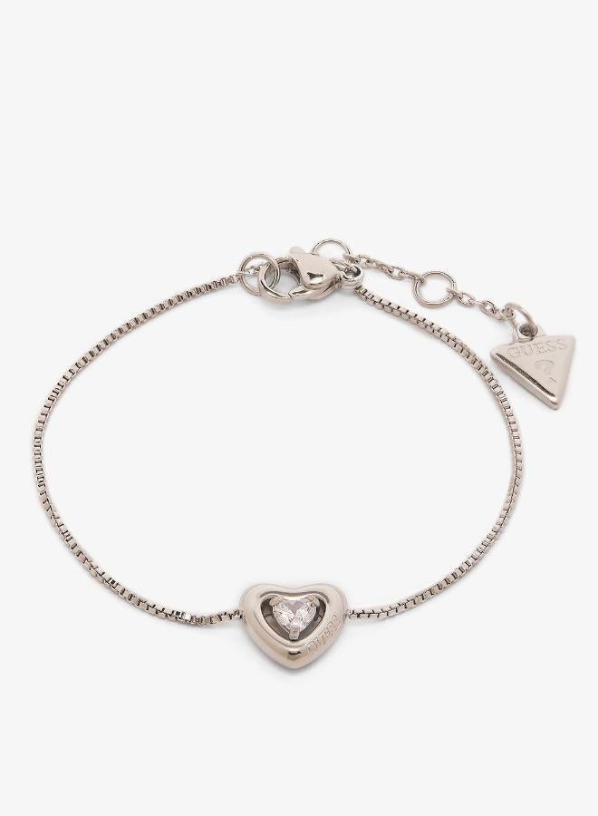 GUESS Crystal Heart Bracelet And  Studs - Image 4