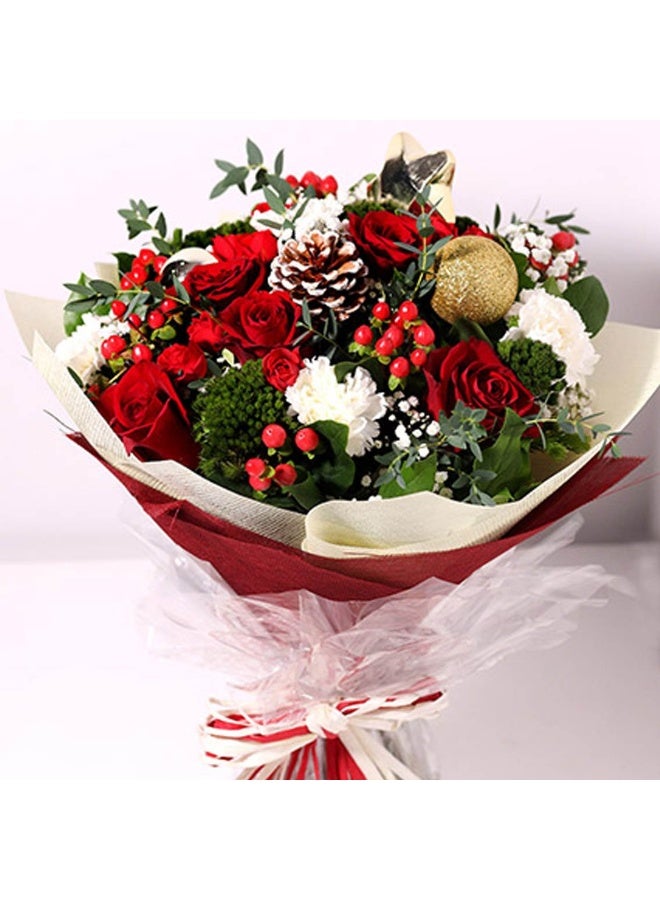 Carmel Flowers باقة زهور عيد الميلاد - Image 2