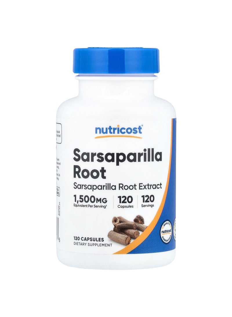 Nutricost Sarsaparilla Root, 120 Capsules (100 mg per Capsule)