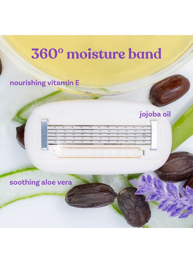 BOMBAE Rollplay Hair Removal Razor Refills/Cartridge/Blades For Women | Glidestrip With Aloe Vera And Vitamin E| 2 Pieces - Image 3