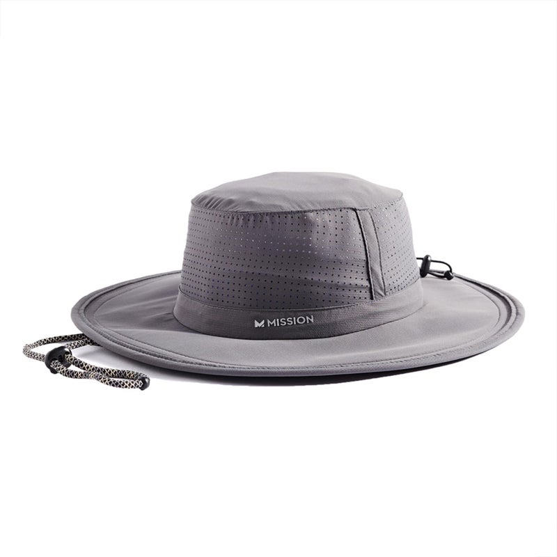 MISSION Charcoal Cooling UPF Boonie Hat - Unisex Sun Hat for Hiking, Beach & Fishing - Sweat & Water Activated Technology - Image 1