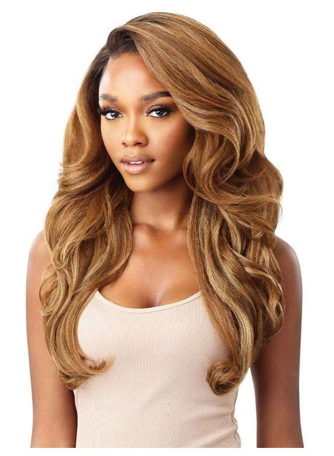 أوتر باروكة شعر صناعية من Outre Perfect Hair Line بفروة رأس صناعية مقاس 13×6 بوصة - JULIANNE 24 (DR2/CHOSWI) - Image 1