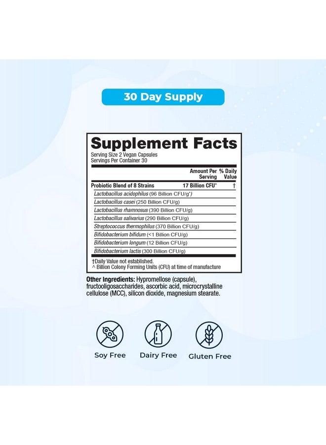 VitaMedica | Daily Balance Probiotic-8 | Probiotic Supplement | 16 Billion CFUs | Gut Health | Digestive, Skin, & Immune Support | Constipation, Diarrhea, Gas & Bloating Relief | Vegan | 60 Count - Image 5