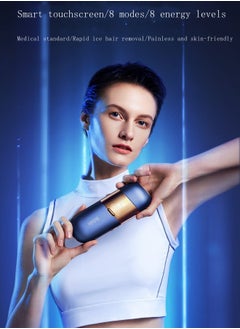 Bosidin IPL Sapphire Freezing Laser Hair Remover for Hair Removal and Improvement of Skin Appearance for Unisex on the Face Underarms Legs and Arms  - Image 1