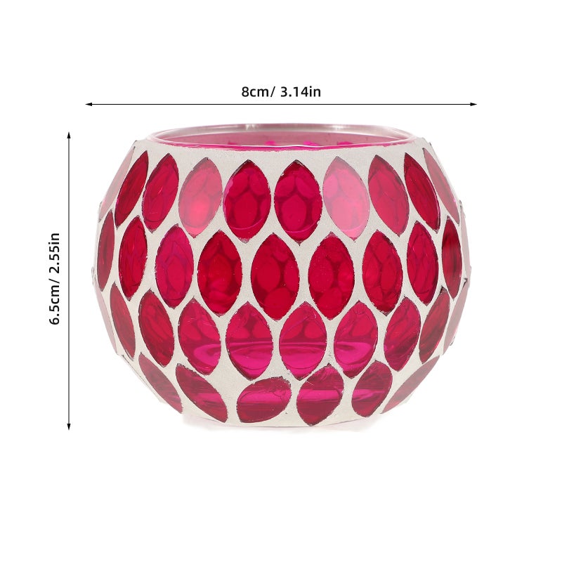Candle Holder Candle Holder Glass Tealight Holder Candle Stand Decoration Candle Cup Delicate Tealight Candlestick Decor Ornament - Image 4