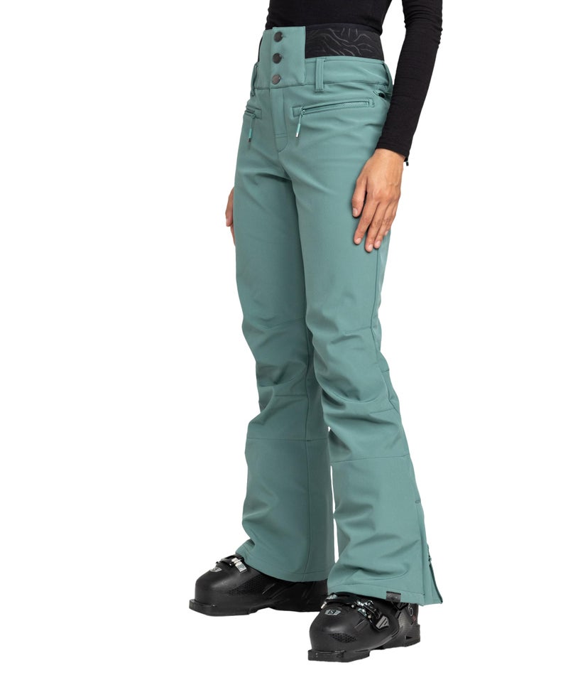 Roxy Women's Rising High Ski Pant â€“ 15K Waterproof Stretch Snow Pant, SKINNY Fit, PFAS-Free, Sea Pine, X-Large - Image 3