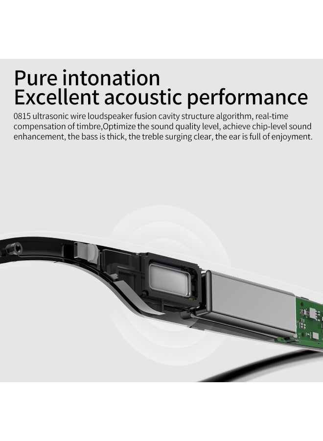 WAEKIL Smart Glasses with AI Assistant & Bluetooth Speaker – Polarized Sunglasses with UV400 & Blue Light Protection, 144 Languages Real-Time Translation, Open-Ear Audio, Voice Control, Bluetooth 5.4 for iPhone Android (Black) - Image 4