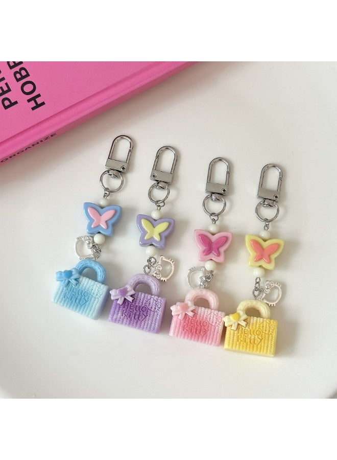 NIBEMINENT Beaded Phone Lanyard, Anti Lost Removable Wrist Strap,Chic And Simple Bracelet Pendant, Phone Keychain Lanyard - Image 2