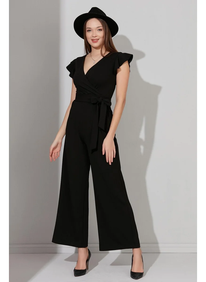 Alexander Gardi Alexandergardı Double Breasted Collar Jumpsuit (B21-43800)