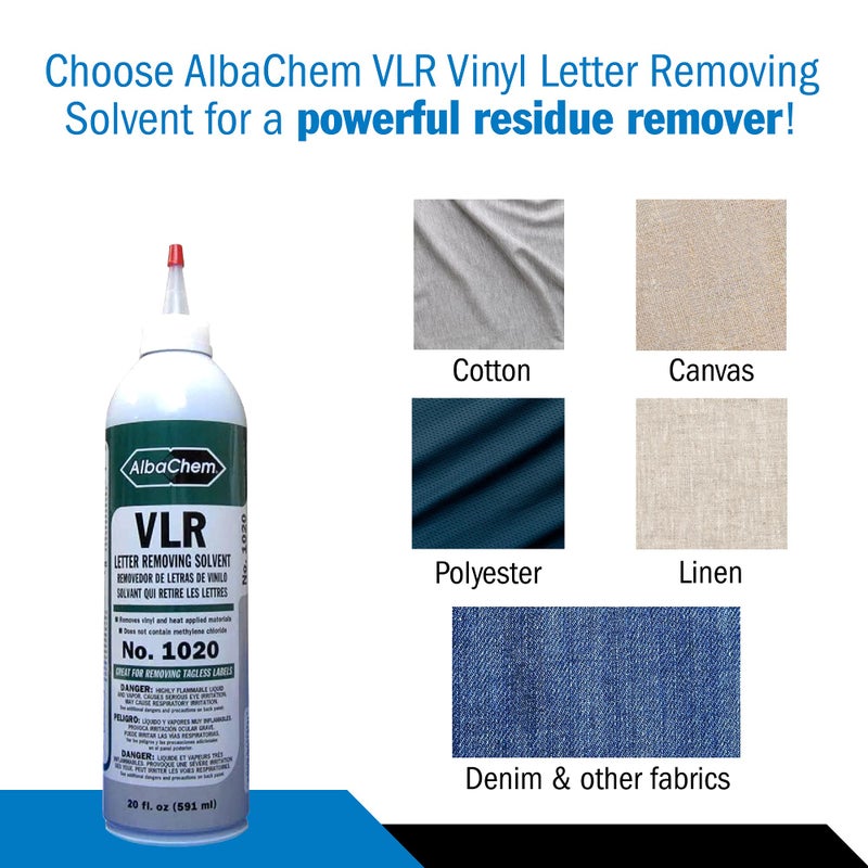 AlbaChem Heat Transfer Vinyl Remover for Fabrics 20 fl. oz - Image 5