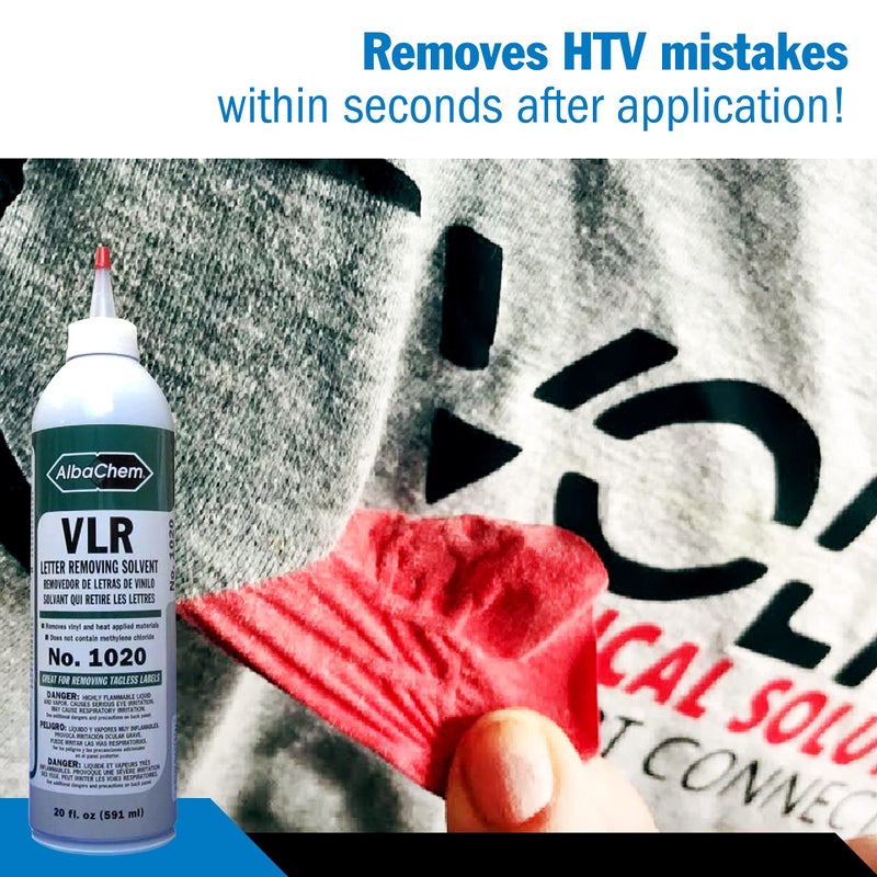 AlbaChem Heat Transfer Vinyl Remover for Fabrics 20 fl. oz - Image 3