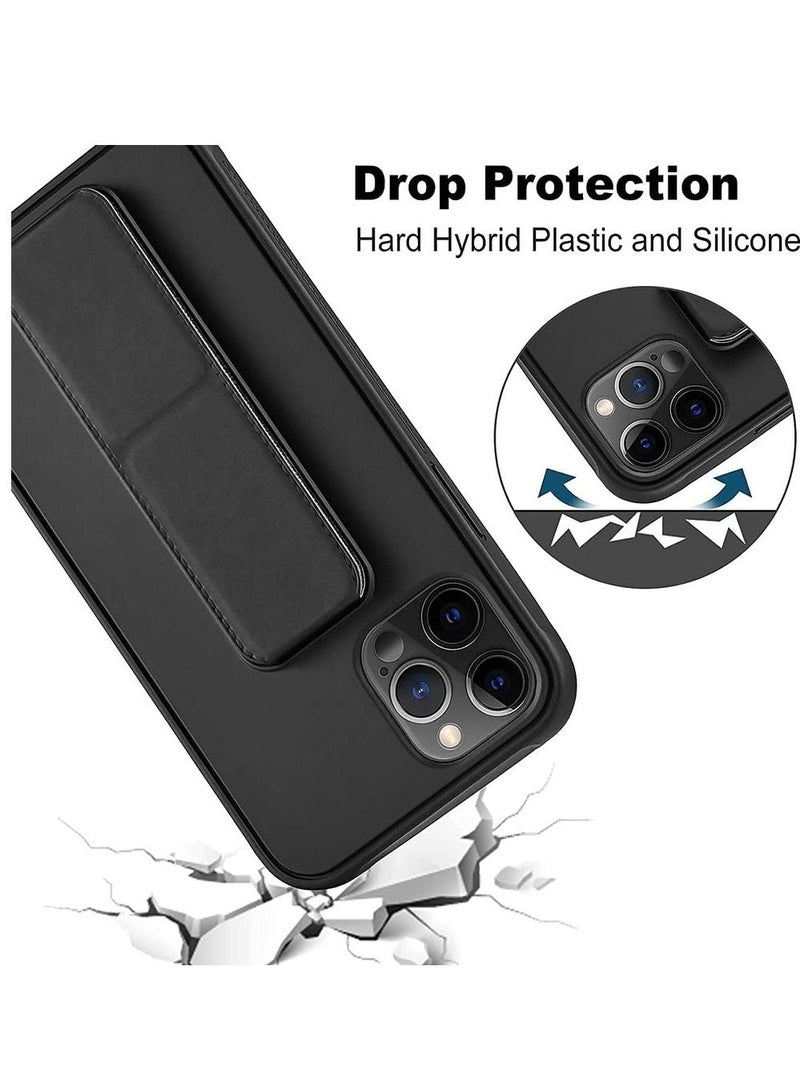 Multi-Function Silicone Case for iPhone 12 Pro Max with Magnetic Stand & Car Mount Compatibility - Image 2