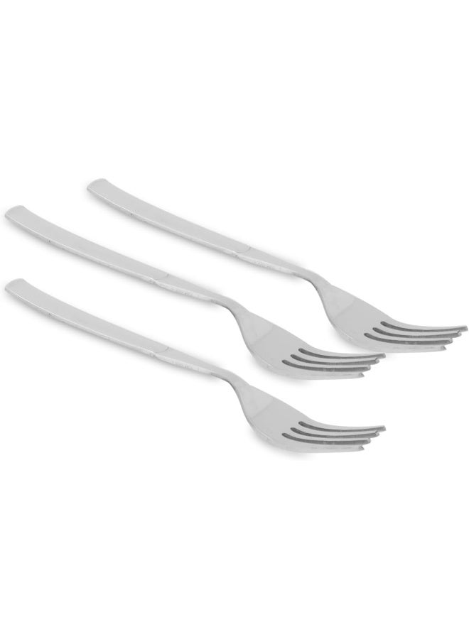 RAJ RK Stainless Steel Tea Fork 3Pc Pack - Venice, RK0111, Tea Fork, Sip Fork, Beverage Fork, Bite Fork - Image 3