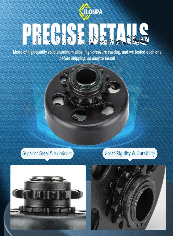 ILONPA Centrifugal Clutch 1" Bore 14 Tooth Go Kart Mini Bike Clutch with #40/41/420 Chain, fits for Engines with Straight Shaft 8-13 HP - Image 4