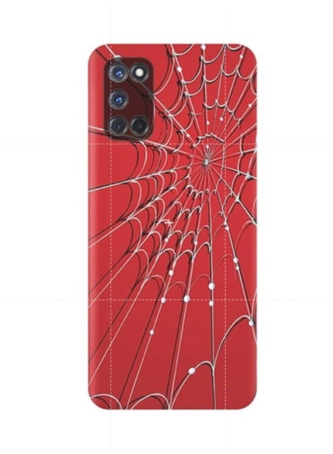 غطاء حماية واقِ لهاتف أوبو A92 أحمر