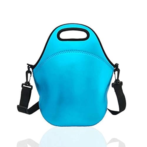 YIDA Neoprene Insulated Lunch bag, Lunch tote Boxes Bags for Women Men Work Office Picnic Travel (Blue) - Image 1
