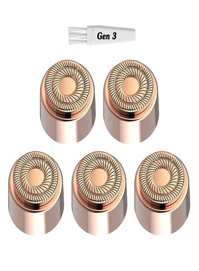innobeaut Generation 3 Replacement Heads for New Version Flawless Finishing Touch Facial Hair Remover, 5 Pack - Image 1