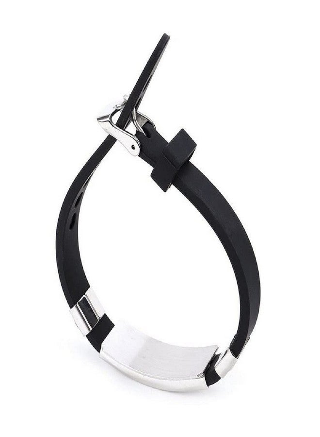 Vientiq Rose Signature Printed Silicon Wristband Bracelet for Women & Girls - Image 2