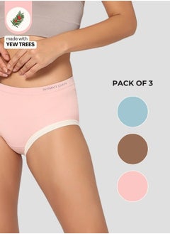 Intimate Queen Intimate Queen Yew Tree Bae Full Coverage Hipster Undies (Pack Of 3)  - Image 1