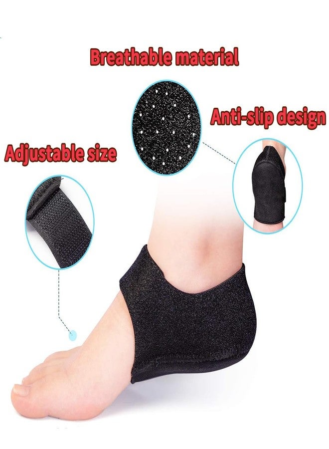 Obtheleg Heel Pad Breathable Gel Heel Cups Heel Pain Relief Foot Care Products Foot Support for Men Women (S size) - Image 3
