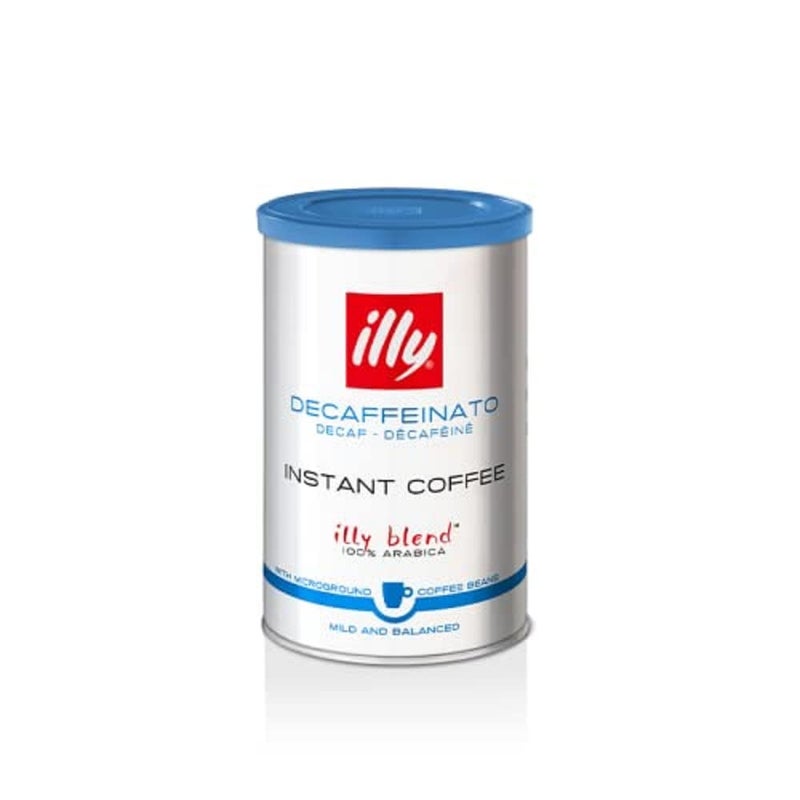 illy Coffee, Decaffeinated Instant Coffee, Medium Roast, 100 Percent Arabica Coffee Beans, 95 g