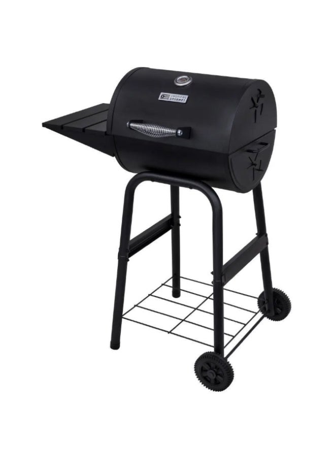 Charbroil Durable and Portable American Gourmet Charcoal Grill with Wheels Black 40 x 32.3 x 23.9 Inch - Image 1