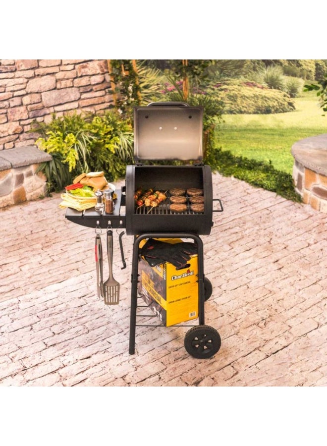 Charbroil Durable and Portable American Gourmet Charcoal Grill with Wheels Black 40 x 32.3 x 23.9 Inch - Image 4